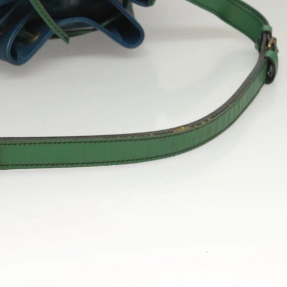 LOUIS VUITTON Epi Noe Shoulder Bag Bicolor Green Blue M44044 LV Auth 128621 - Picture 8 of 16
